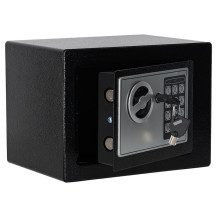 Sejf domowy z zamkiem szyfrowym i kluczem 23x17x16,5 cm