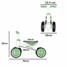 Rowerek biegowy trike fix tiny V2 czterokołowy zielony 18m+