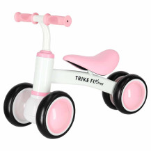 Rowerek biegowy trike fix tiny V2 czterokołowy różowy 18m+