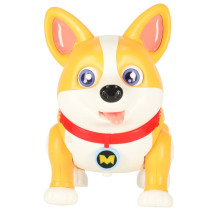 Interaktywny piesek corgi robot – świecące uszy i muzyka