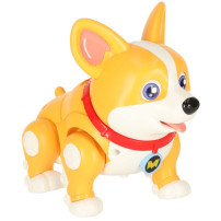 Interaktywny piesek corgi robot – świecące uszy i muzyka