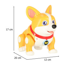 Interaktywny piesek corgi robot – świecące uszy i muzyka