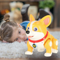 Interaktywny piesek corgi robot – świecące uszy i muzyka