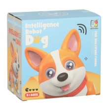 Interaktywny piesek corgi robot – świecące uszy i muzyka