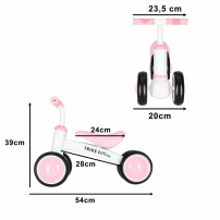 Rowerek biegowy trike fix tiny V2 czterokołowy różowy 18m+