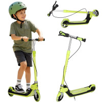 Hulajnoga składana trike fix LED dwukołowa neon zielony