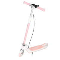 Hulajnoga trike fix składana LED dwukołowa różowa dla dzieci