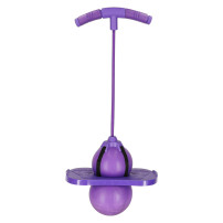 Skoczek pogo jumper fioletowy dla dzieci 6+ równowaga