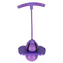 Skoczek pogo jumper fioletowy dla dzieci 6+ równowaga