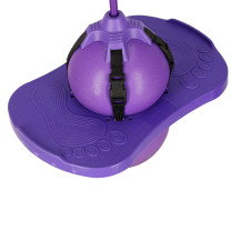 Skoczek pogo jumper fioletowy dla dzieci 6+ równowaga