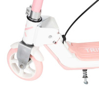 Hulajnoga trike fix składana LED dwukołowa różowa dla dzieci