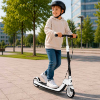 Hulajnoga dziecięca trike fix składana LED czarna dwukołowa