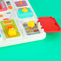 Tablica manipulacyjna sensoryczna kuchnia w walizce montessori 18m+