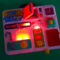 Tablica manipulacyjna sensoryczna kuchnia w walizce montessori 18m+