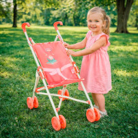 Wózek dla lalek spacerówka składany baby annabell różowy