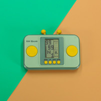 Elektroniczna konsola retro kieszonkowa zielona 6+
