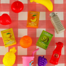 Kosz piknikowy z owocami dla dzieci - zabawka 3+