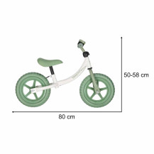 Rowerek biegowy trike fix balance z dzwonkiem zielony 2+