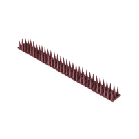 Kolce na gołębie plastikowe brązowe 8 modułów 342 cm