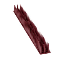 Kolce na gołębie plastikowe brązowe 8 modułów 342 cm