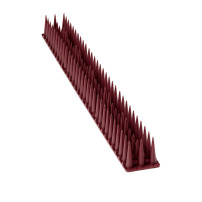 Kolce na gołębie plastikowe brązowe 8 modułów 342 cm