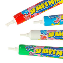 Klej UV do biżuterii 3D, 4 tubki - zapas do magicznego pudełka