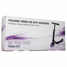 Hulajnoga miejska trike fix składana koła 200mm czarno-fioletowa