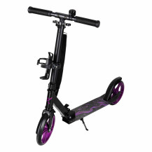 Hulajnoga miejska trike fix składana koła 200mm czarno-fioletowa