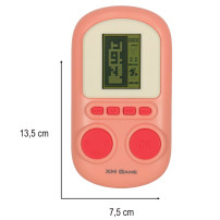 Mini konsola przenośna gra elektroniczna zręcznościowa różowa 6+