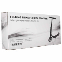 Hulajnoga miejska trike fix składana koła 200mm czarno-szara