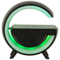 Lampka LED RGB z głośnikiem bluetooth i ładowarką indukcyjną