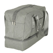 Torba podróżna bagaż podręczny do samolotu 39x30x18 cm szara