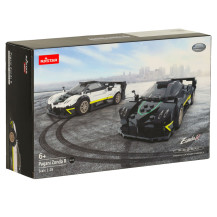 Rastar pagani zonda r 1:28 klocki 387 el. - model do złożenia
