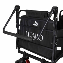 Wózek transportowy luaro 2w1 składany z funkcją leżaka
