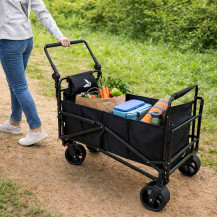 Wózek transportowy luaro 2w1 składany z funkcją leżaka