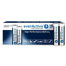 Baterie everactive pro alkaline LR03 AAA 10 szt. 1250mah