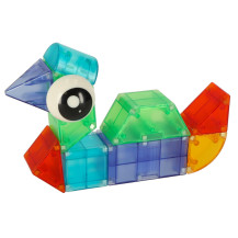 Klocki magnetyczne świecące 64 el. figury 3D STEM 3+