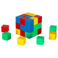Klocki magnetyczne sześcienne 64 el. dla dzieci 3+