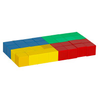 Klocki magnetyczne sześcienne 32 el. dla dzieci 3+