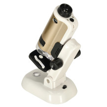 Mikroskop kieszonkowy mini LED dla dzieci 100x 250x - zabawka STEM