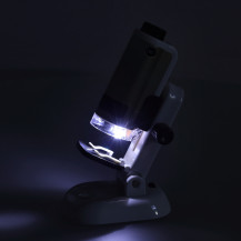 Mikroskop kieszonkowy mini LED dla dzieci 100x 250x - zabawka STEM