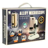 Mikroskop kieszonkowy mini LED dla dzieci 100x 250x - zabawka STEM