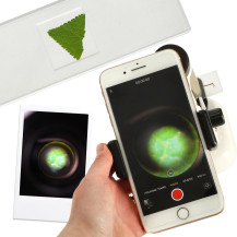 Mikroskop kieszonkowy mini LED dla dzieci 100x 250x - zabawka STEM