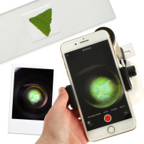Mikroskop kieszonkowy mini LED dla dzieci 100x 250x - zabawka STEM