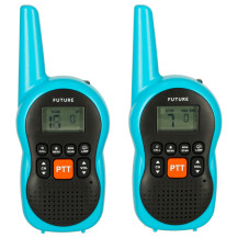 Walkie talkie krótkofalówki dla dzieci zasięg 3 km, zestaw 2 szt.