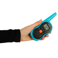 Walkie talkie krótkofalówki dla dzieci zasięg 3 km, zestaw 2 szt.