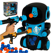 Gra zręcznościowa robot strzelanie do celu + 2 pistolety i kulki