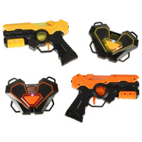 Laser tag zestaw 2 pistolety + 2 tarcze interaktywne na podczerwień