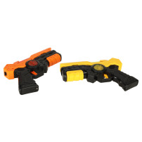 Laser tag zestaw 2 pistolety + 2 tarcze interaktywne na podczerwień