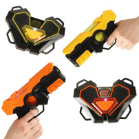 Laser tag zestaw 2 pistolety + 2 tarcze interaktywne na podczerwień
